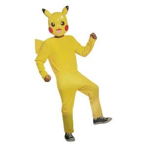 Pokemon Pikachu Child Costume L Large 10-12 Halloween  - NEW Disguise Brand